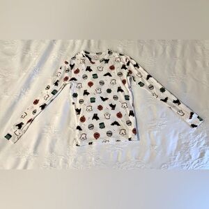 Gap girls Halloween organically grown cotton sleep top size 14